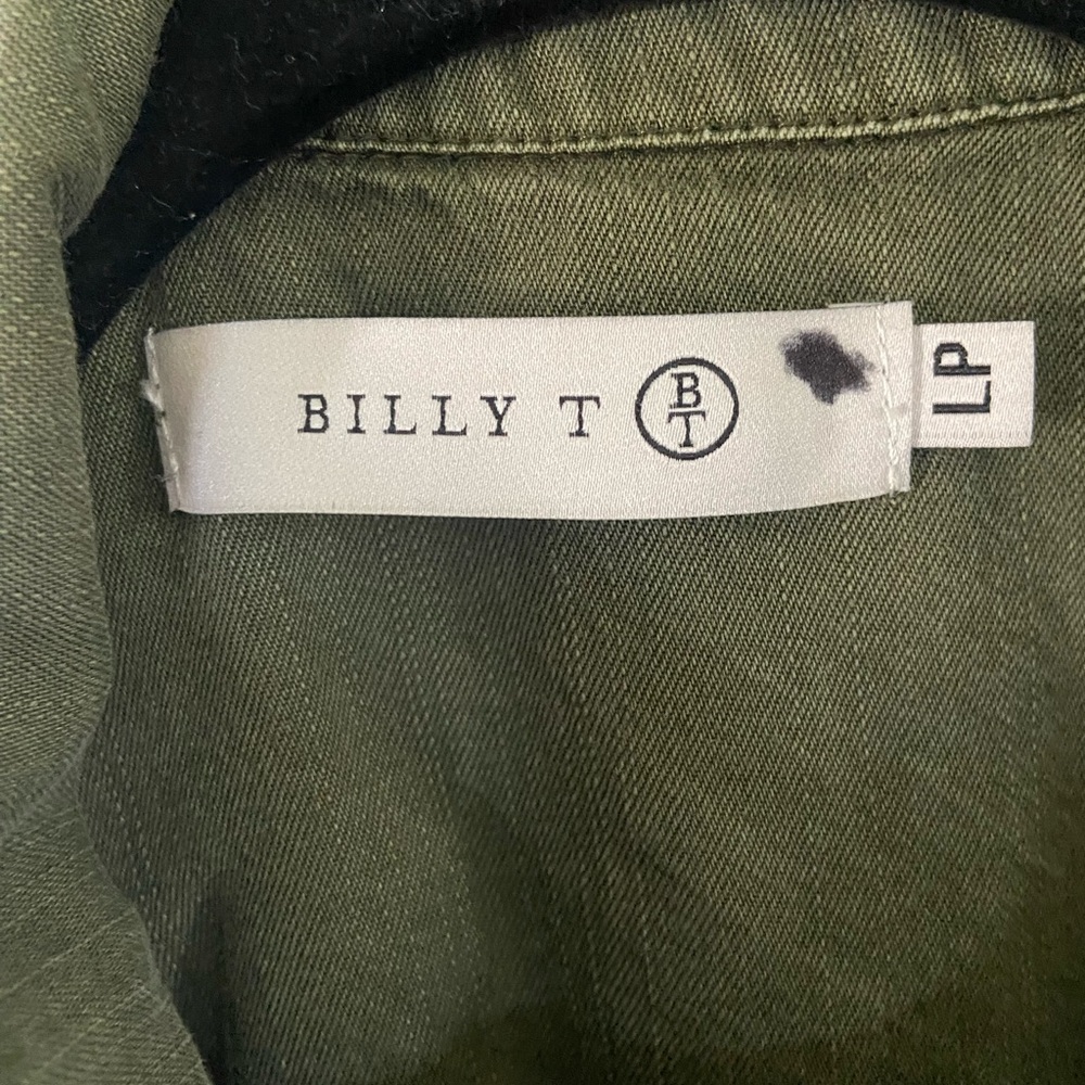 Olive Button Down Women's Shirt - Picture 2 of 10